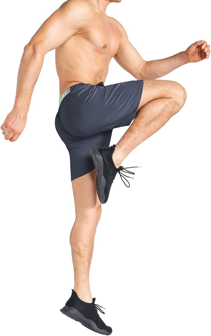 BROKIG Herren Sport Shorts Schnell Trocknend Kurze Hose Sporthose Trainingsshorts für Laufsport S Du