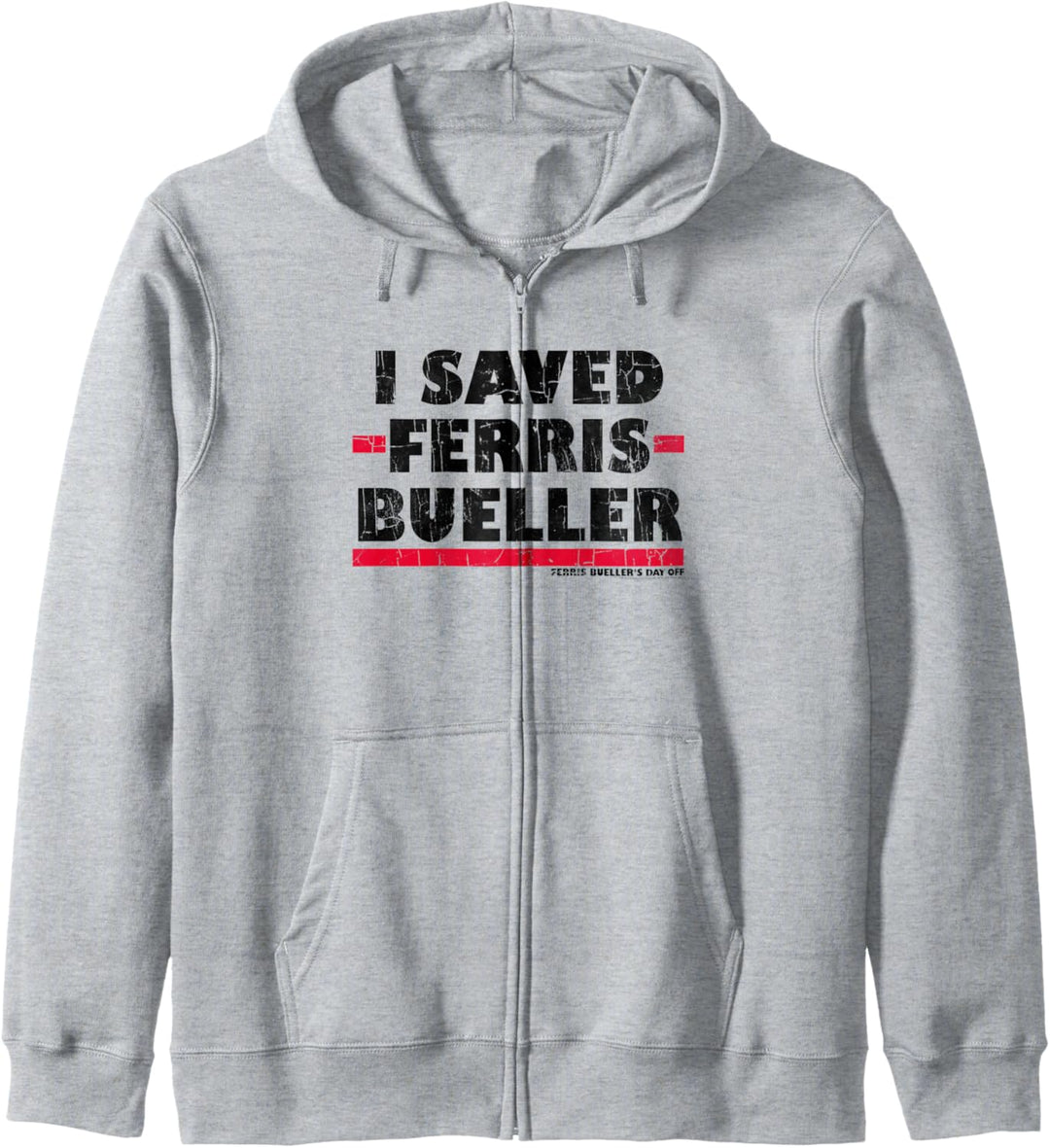 Ferris Bueller's Day Off I Saved Black Typography Kapuzenjacke