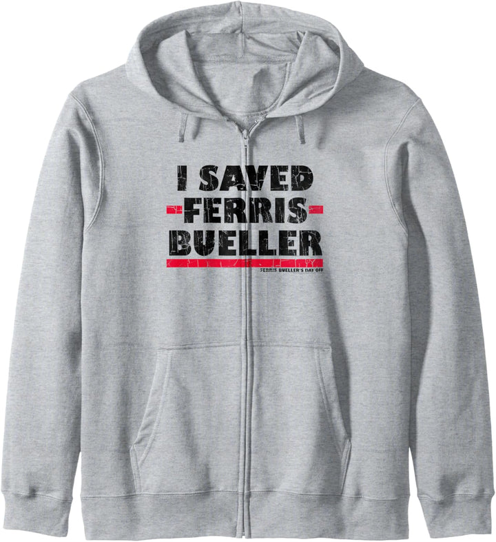Ferris Bueller's Day Off I Saved Black Typography Kapuzenjacke
