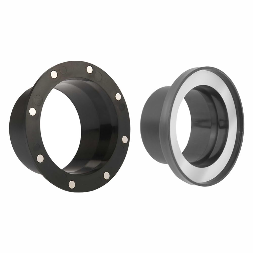 Absaugstutzen Schlauchadapter 140mm, Magnetischer Schnellverbinder (8 Magnete), Zubehör für Staubabs