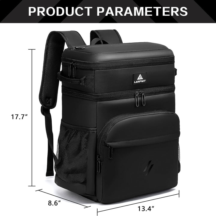 Laripwit Kühlrucksack 54 Dosen Thermo Kühltasche Rucksack Gross Isolierte Doppeldeck mit Kühlfach fü