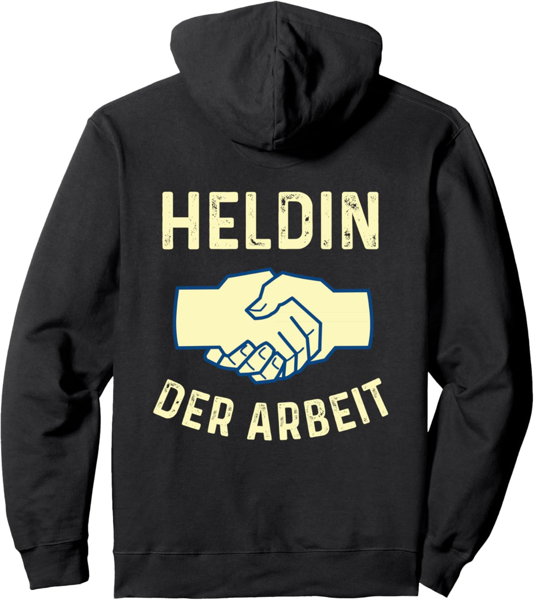 Heldin Der Arbeit | Retro Kommunist DDR Ostalgie Pullover Hoodie