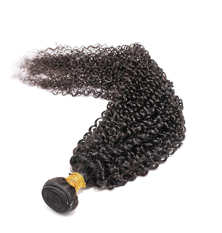 Huarisi 1 Bundle Long Brazilian Kinky Curly Bundles Long Remy Human Hair Weave Extensions 8a Unproce