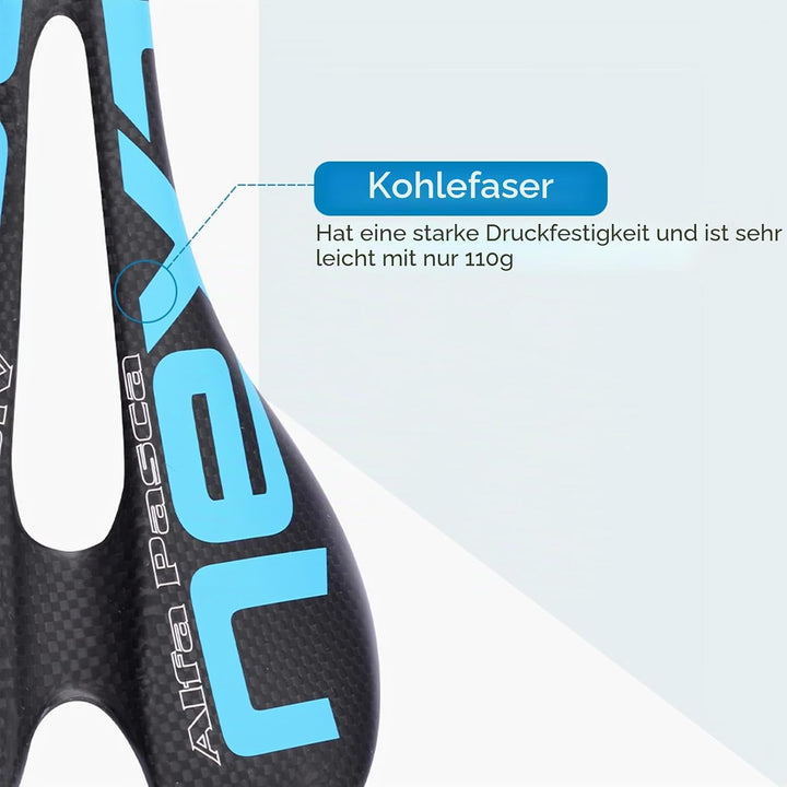 Alfa Pasca Fahrradsattel Rennradsattel Bequemer Hohl Ergonomisch Fahrradsitz Rennrad Sitzkissen Herr