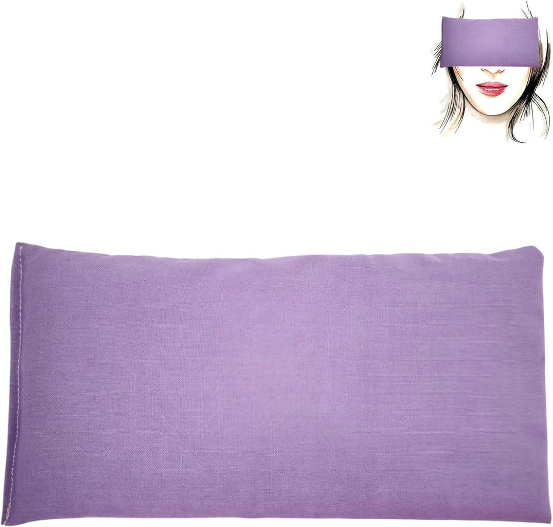 Augenkissen Yoga Pack 4 - lila und gelb | Lavendel Samen und Reis | Yoga, Meditation, Entspannung, f