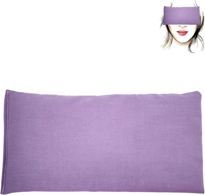 Augenkissen Yoga Pack 4 - lila und gelb | Lavendel Samen und Reis | Yoga, Meditation, Entspannung, f