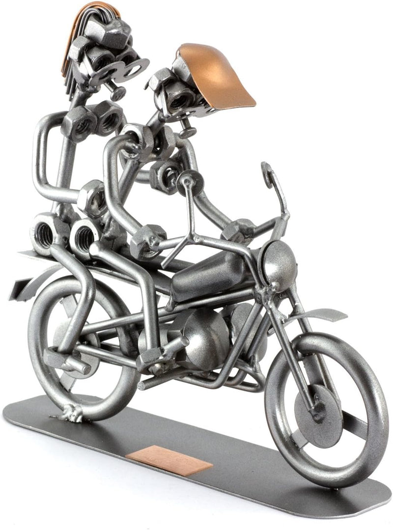 Steelman24 I Schraubenmännchen Motorrad Duo I Made in Germany I Handarbeit I Geschenkidee I Stahlfig