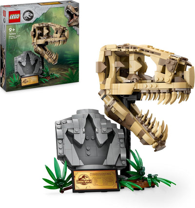 LEGO Jurassic World Dinosaurier-Fossilien: T.-rex-Kopf & Creator 3in1 Retro Kamera Spielzeug mit 3 M