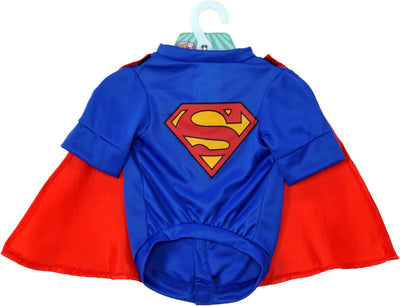 Rubie's Klassisches Superman-Kostüm für Haustiere mit Armen S (Neck: 12", Girth: 17", Back: 11"), S