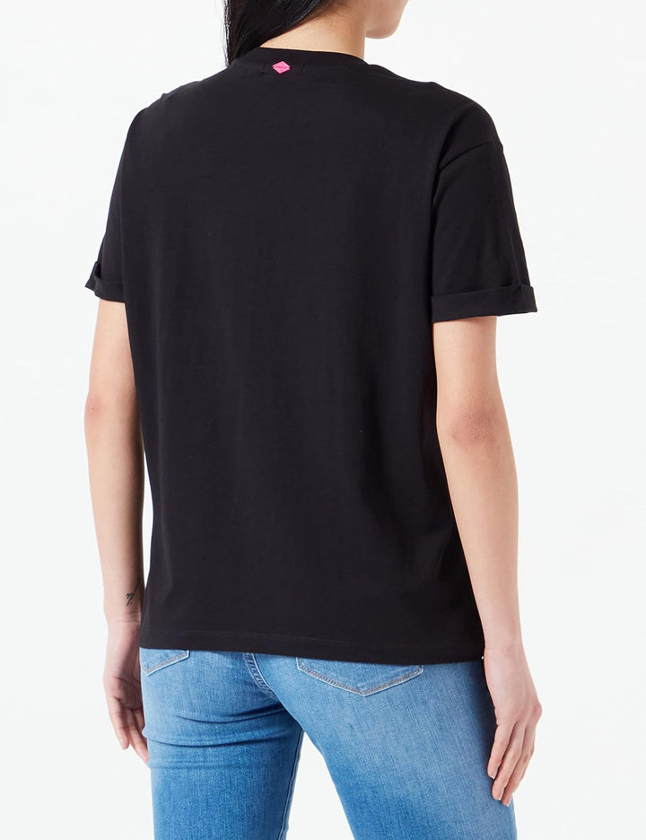 Replay Damen T-Shirt Kurzarm Replay Lover S Black 098, S Black 098