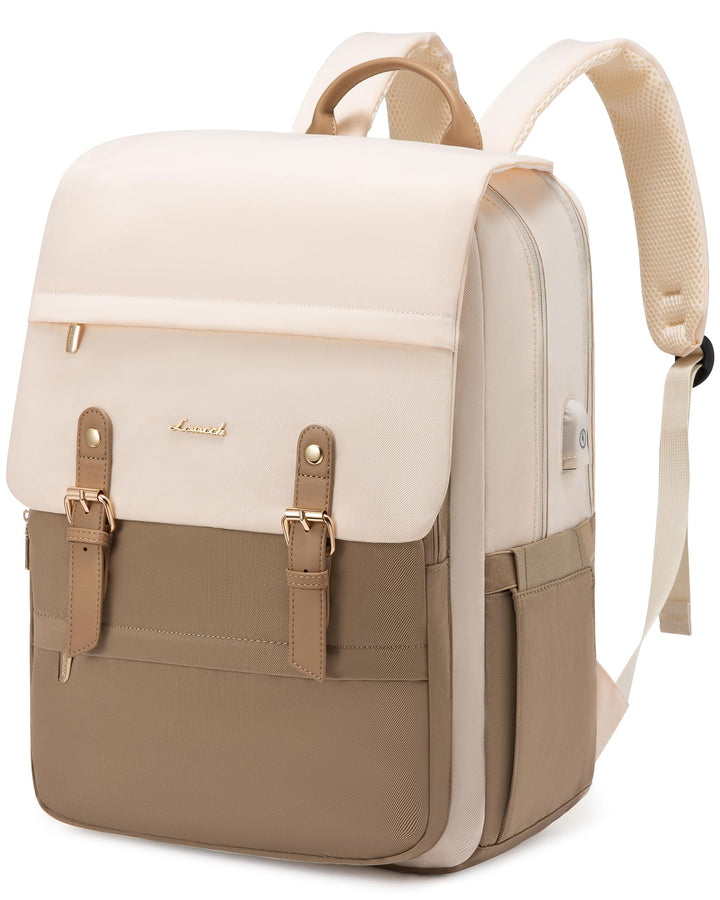 LOVEVOOK Rucksack Damen, Laptop Schulrucksack Wasserdicht, Daypacks Arbeitstasche, Schultasche Reise