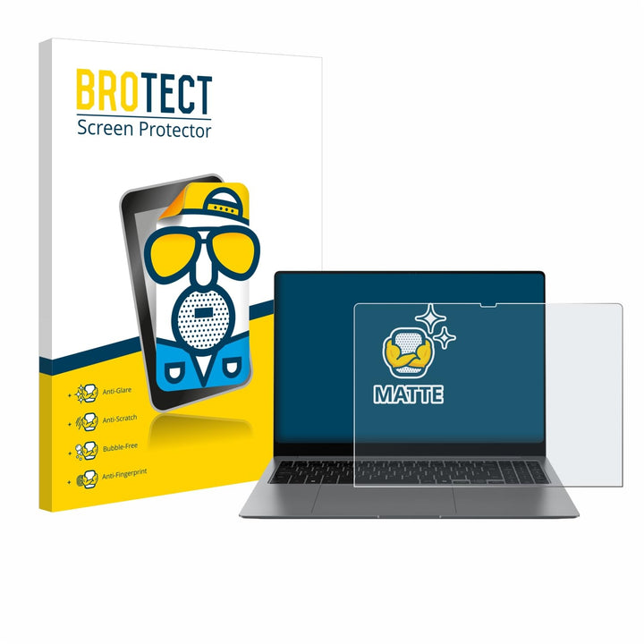 BROTECT Entspiegelungs-Schutzfolie für Samsung Galaxy Book5 Pro 16" Matte Displayschutz-Folie, Anti-