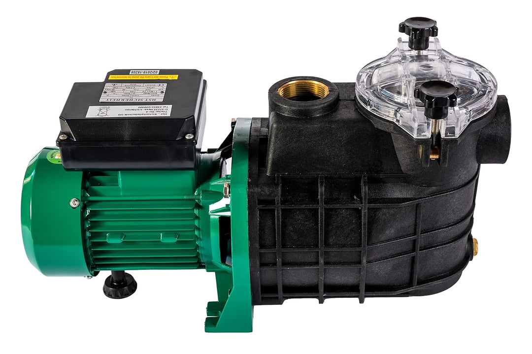 HST Leis Poolpumpe 15m3, 15000 Liter/Std, 900 W I Erweiterbare Filterpumpe mit geringer Energieaufna
