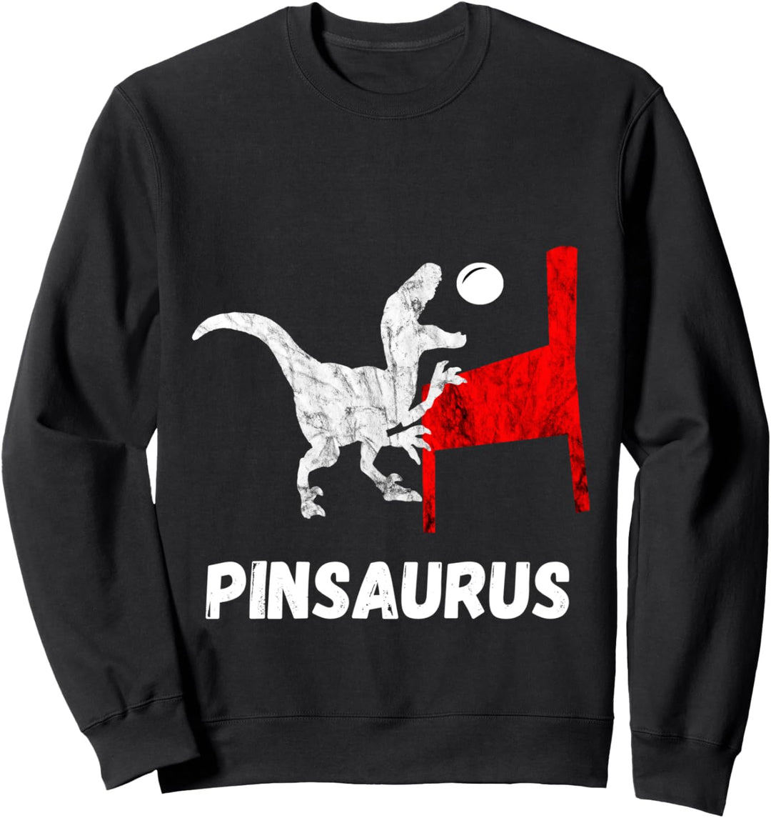 Pinball Dinosaurier Arcade Game Dino Flipper Automat T-Rex Sweatshirt