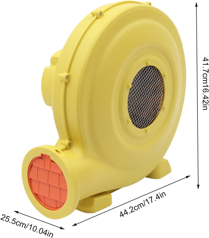 950W Elektrische Gebläse Luftgebläse Ventilator Turbolüfter mit Griff Tragbar Luftpumpe für Hüpfburg