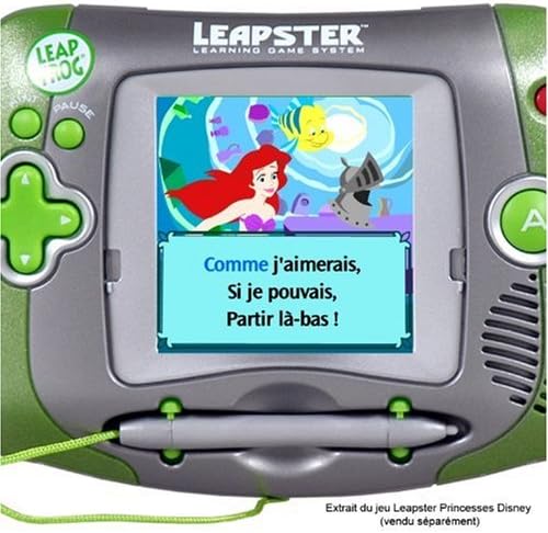 LeapFrog Spielekonsole Leapster Grün + Adibou Spiel