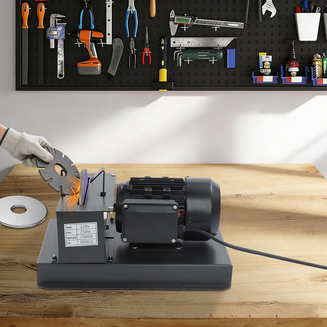 Tischschleifmaschine 750W 1700 RPM mit 23cm Schleifrad für Landwirtschaft