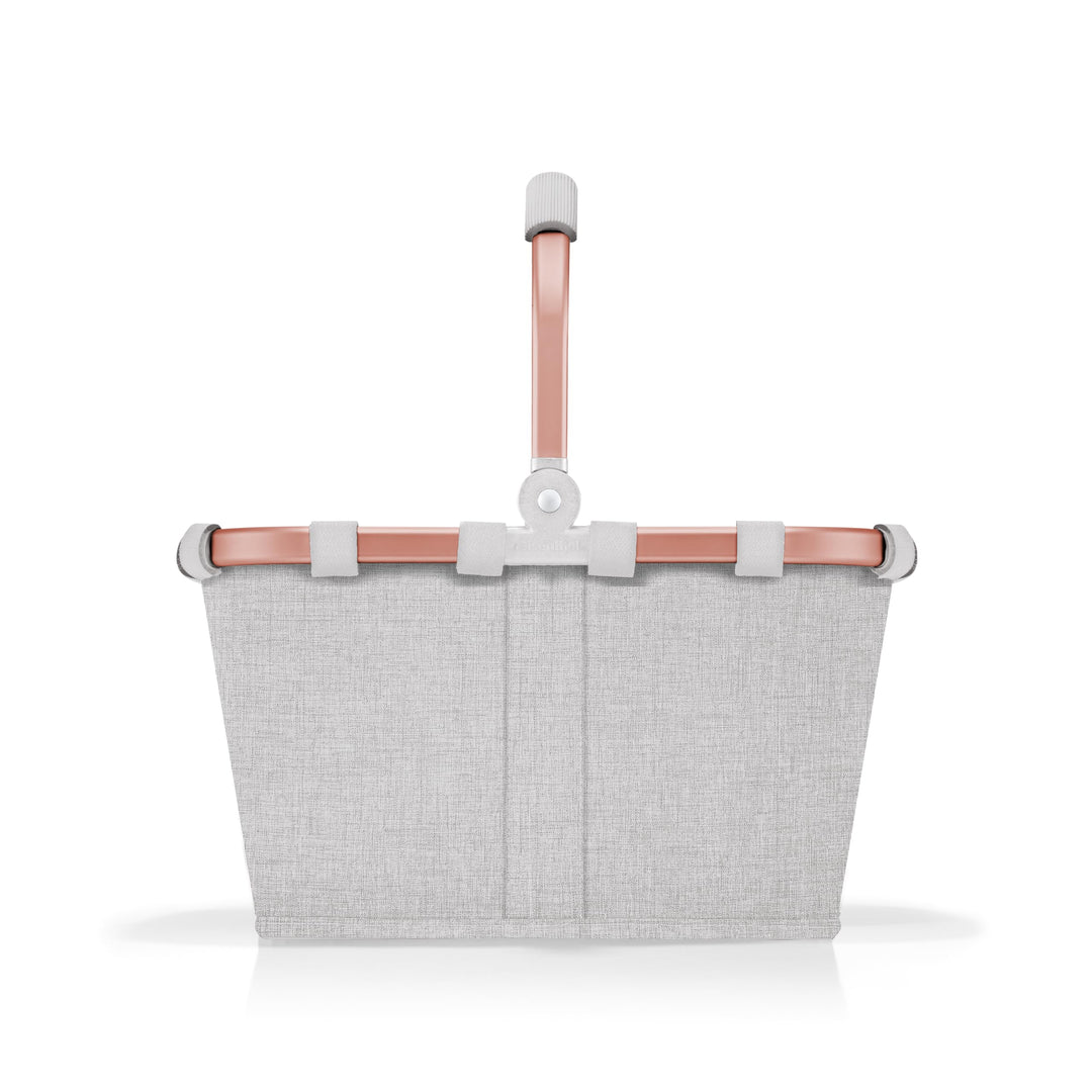 reisenthel carrybag XS twist sky rose – Stabiler Einkaufskorb mit praktischer Innentasche – Elegante