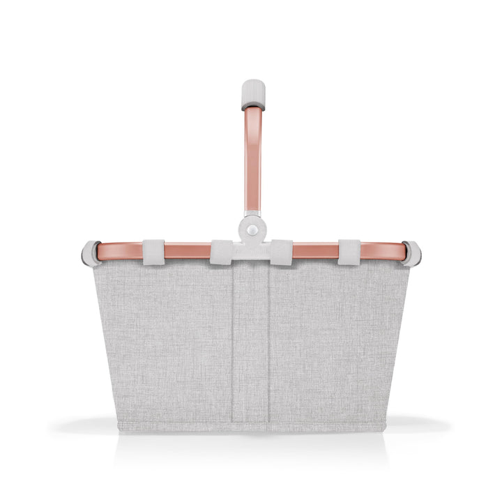 reisenthel carrybag XS twist sky rose – Stabiler Einkaufskorb mit praktischer Innentasche – Elegante
