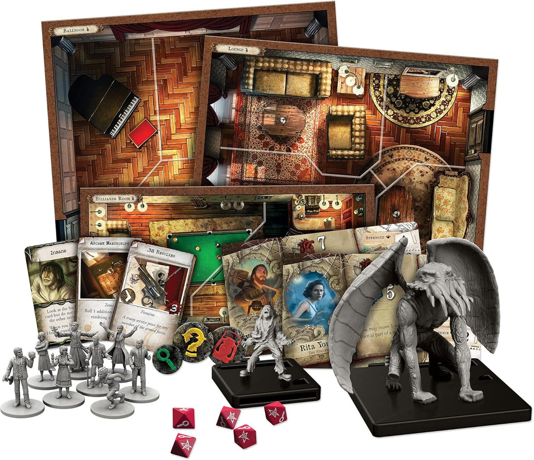 Fantasy Flight Games, Mansions of Madness Second Edition , Board Game , Ages 14+ , 1-5 Players , 120