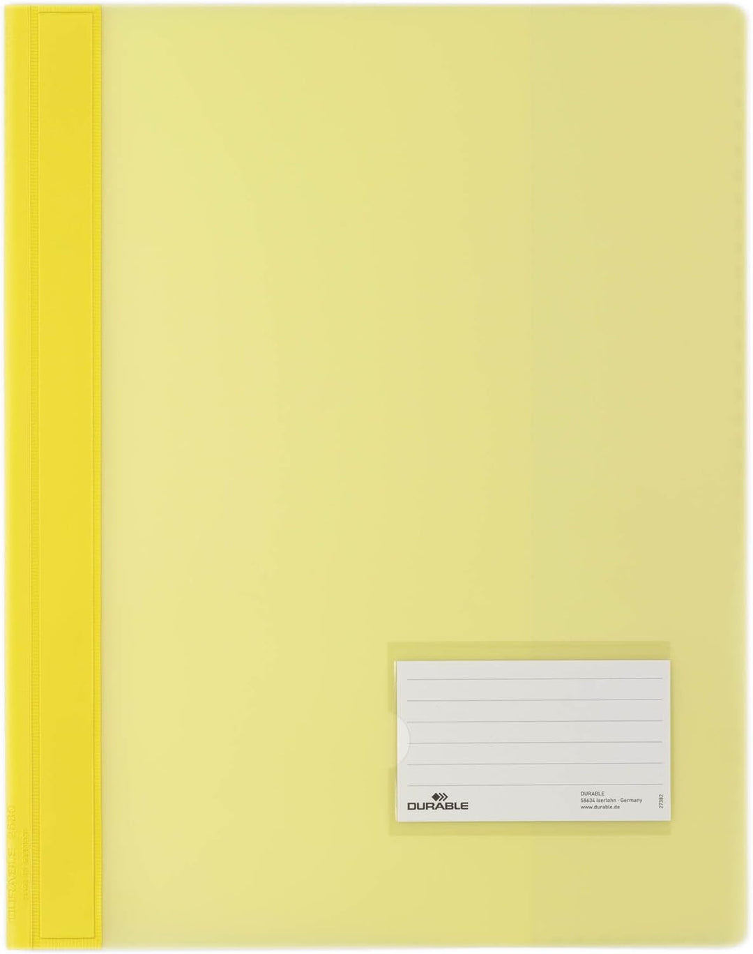 Durable Schnellhefter, überbreit, gelb, 25er Packung, 268004, Gelb