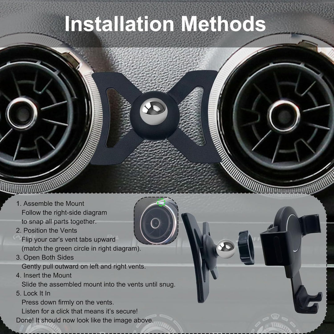 Handy KFZ Halterungen für Audi A3 8V 2014–2019, Handyhalterung Gravity Auto Lock Stabil Ohne Jitter
