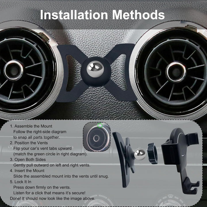 Handy KFZ Halterungen für Audi A3 8V 2014–2019, Handyhalterung Gravity Auto Lock Stabil Ohne Jitter
