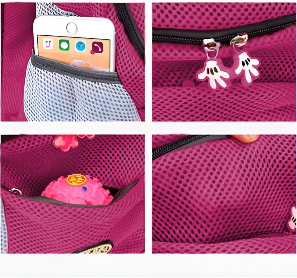 Hunderucksack Hunde Transportbox Tragetasche Verstellbarer Haustier Rucksack Welpentasche Atmungsakt