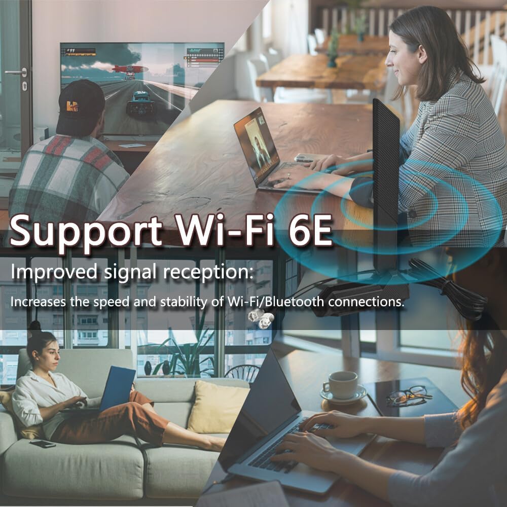 JINTAI WiFi Antenne Kabel für GIGABYTE X570S, X570I, X570, B550, B560, B560L, B760 Gaming / AORUS El