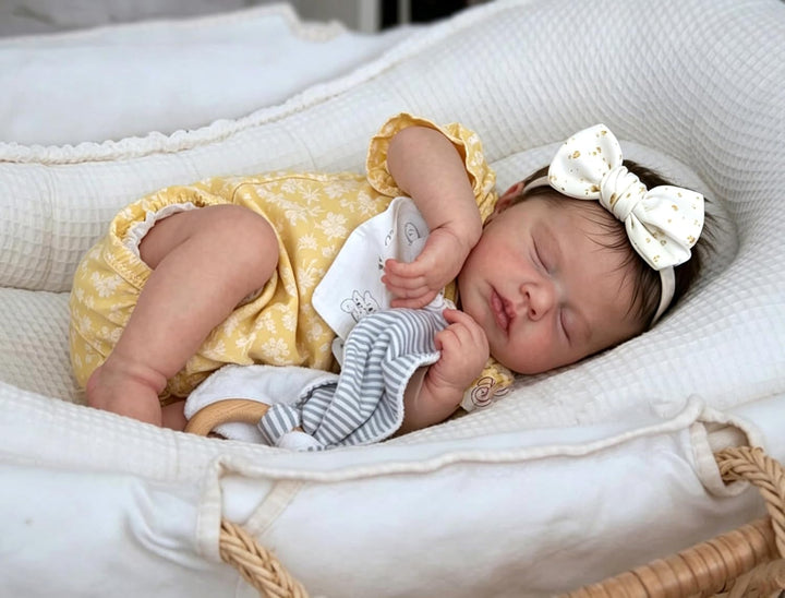 Zero pam Reborn Baby Lebensecht-48CM Baby Babypuppen Wie Echt, Echte Babypuppe Mit VollVinyl Körper,