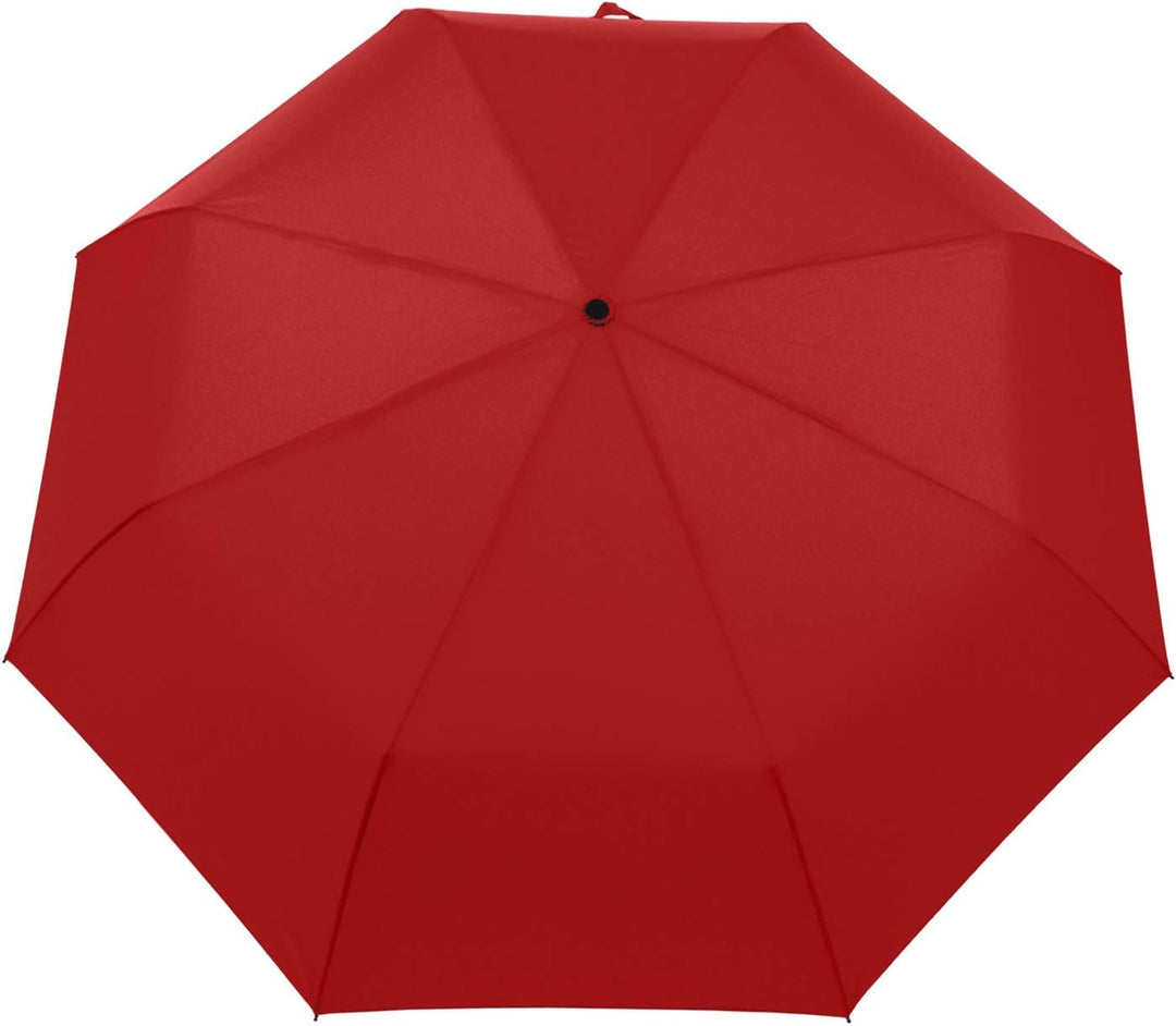 XXL Taschenschirm mit Auf-Zu-Automatik - Full Class - 122 cm grosses Dach Dunkel-rot, Dunkel-rot