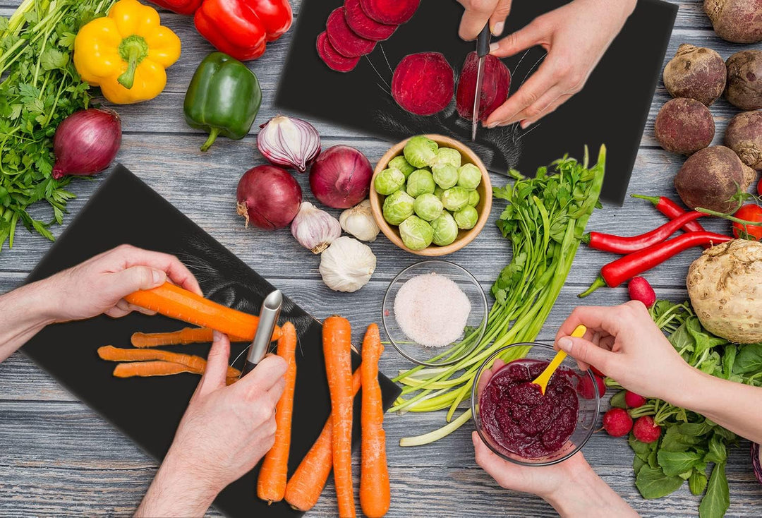 Herdabdeckplatten 2 Teilig 2x30x52 cm Ceranfeldabdeckung Küche Elektroherd Induktion Herdschutz Spri