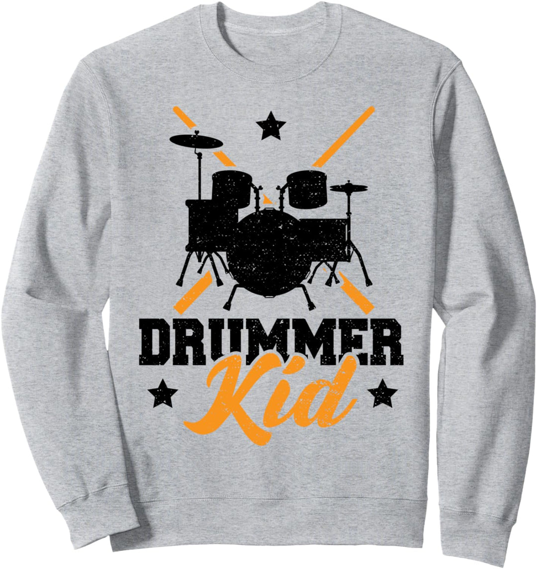 Schlagzeuger: Drummer Kid - Schlagzeug Sprüche Sweatshirt