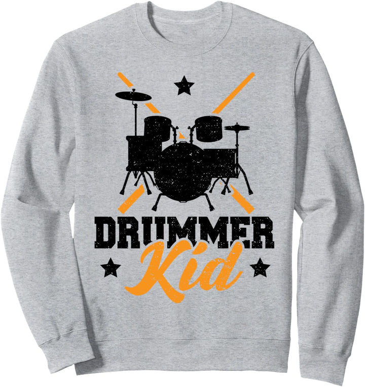 Schlagzeuger: Drummer Kid - Schlagzeug Sprüche Sweatshirt