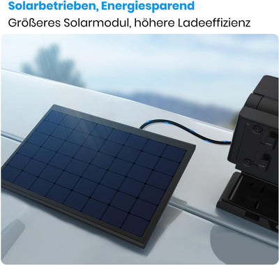 AUTO-VOX Solar Echt Kabellos Rückfahrkamera Set mit IR Nachtsicht, 1080P Funk Digital Rückfahrkamera