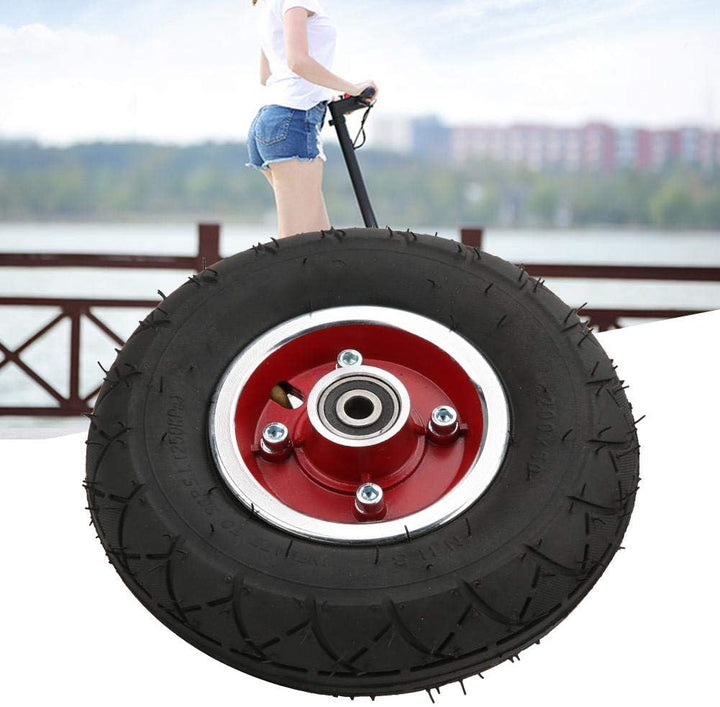 Keenso Elektroroller Vorderrad, Universal E-Scooter 8 Zoll 200x50 Vorder Reifen Innenschlauch und Au