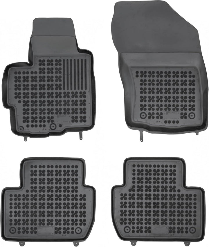 MOTOS Gummimatten Auto Fussmatte passt für Mitsubishi Outlander II 2006-2013 Verbessern Sie Ihren Re