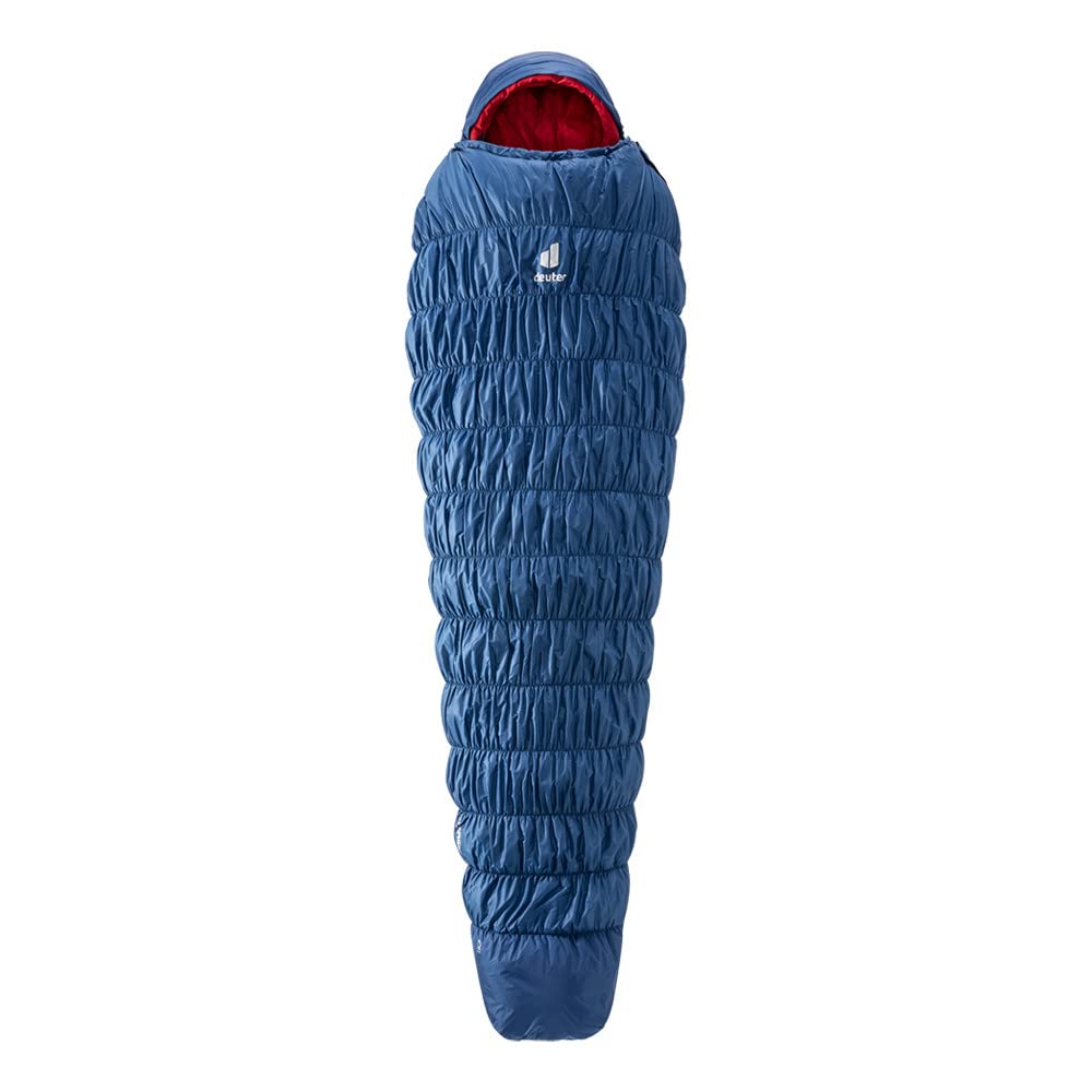 deuter Exosphere -10° L - Large Kunstfaser Schlafsack, steel-fire Zip left, Zip left