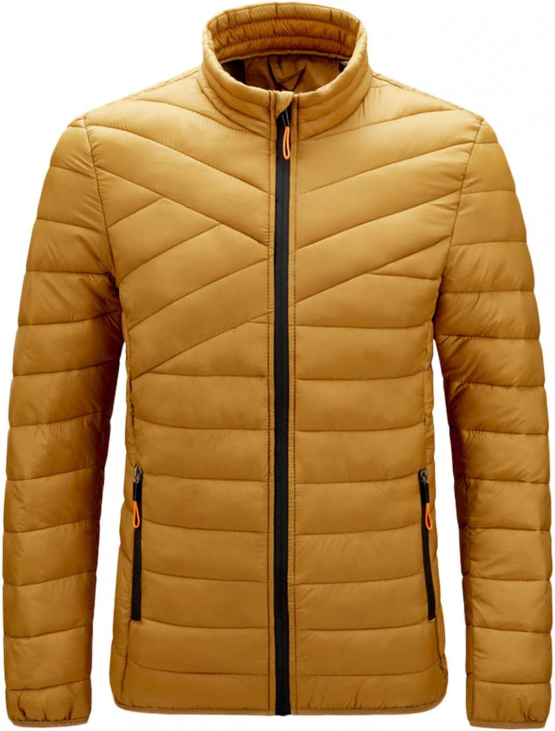 Celucke Steppjacke Leicht Daunenjacke Herren Wasserdicht Oversize Winterjacke Stehkragen Übergangsja