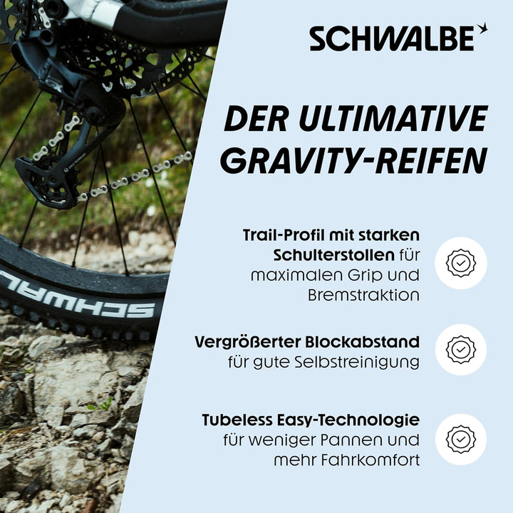 Schwalbe Nobby NIC Performance Faltreifen // 57-584 (27,5x2,25') Schwarz, Schwarz