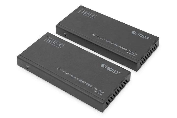 DIGITUS HDMI KVM Extender - 4k/30Hz - Sender & Empfänger - HDBaseT 1.0 - HDMI 1.4 - USB 1.1 - Reichw