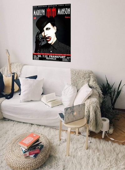 Marilyn Manson - Grotesk Burlesk, Frankfurt 2003 » Konzertplakat/Premium Poster | Live Konzert Veran