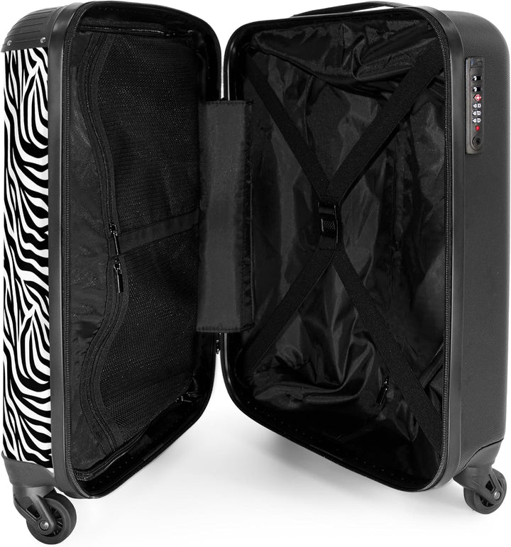 NoBoringSuitcases.com® Handgepäck, Hartschalenkoffer mit TSA Schloss, Trolley, Reisekoffer, Carry on