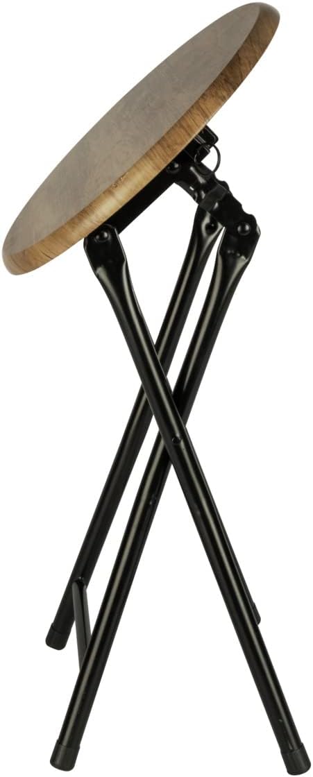 WENKO Badhocker Mod. Forio, zusammenklappbar, kleiner Tisch im Industrial-Design oder Pflanzenhocker