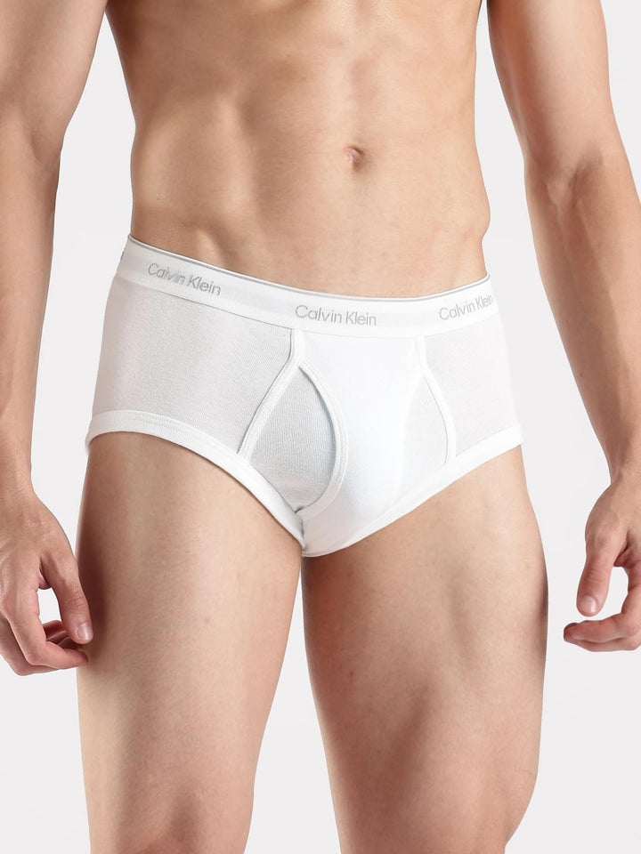 Calvin Klein Herren 3er Pack Unterhosen Hip Briefs Unterwäsche M 3 Weiss, M 3 Weiss