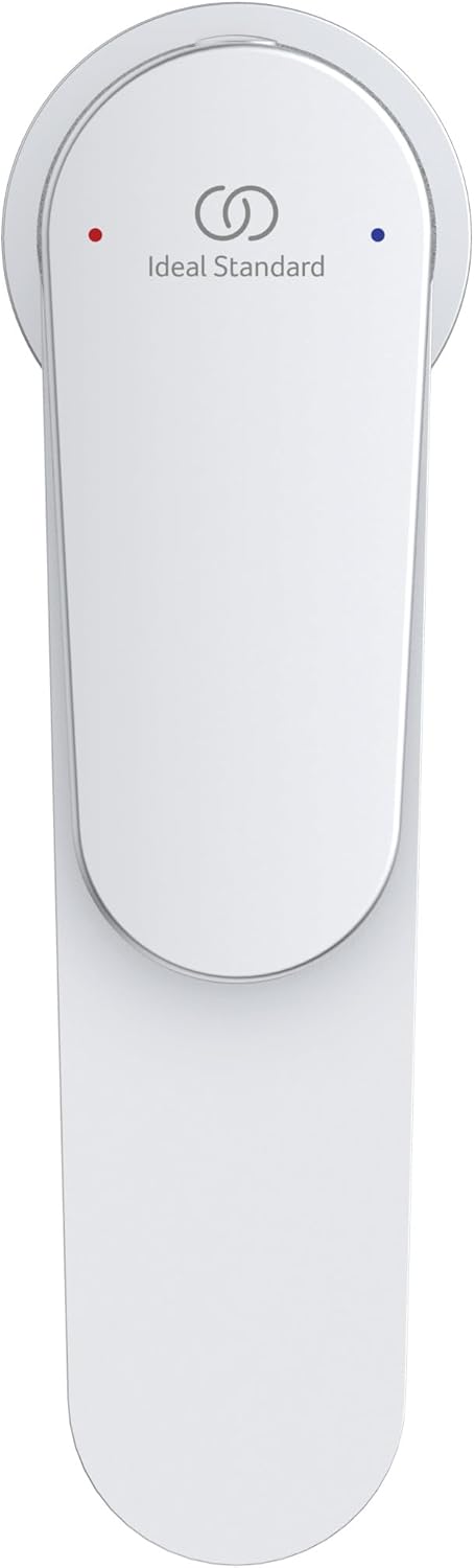 Ideal Standard BD131SI Cerafine O Waschtischarmatur H120 mit Push-Open-Ventil, Bad-Wasserhahn mit Au