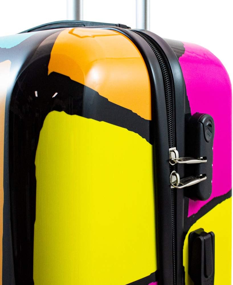 BERWIN® Design Koffer Reisekoffer Trolley Hartschalenkoffer Polycarbonat mit 4 Rollen als Set und Ei