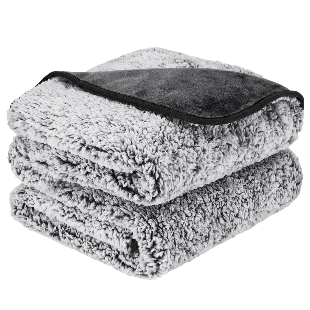 PETTOM Hundedecke Wasserdicht, Hundedecke Sofa 152 x 127 cm, Hunde Decke aus Sherpa und Flanell, Hau