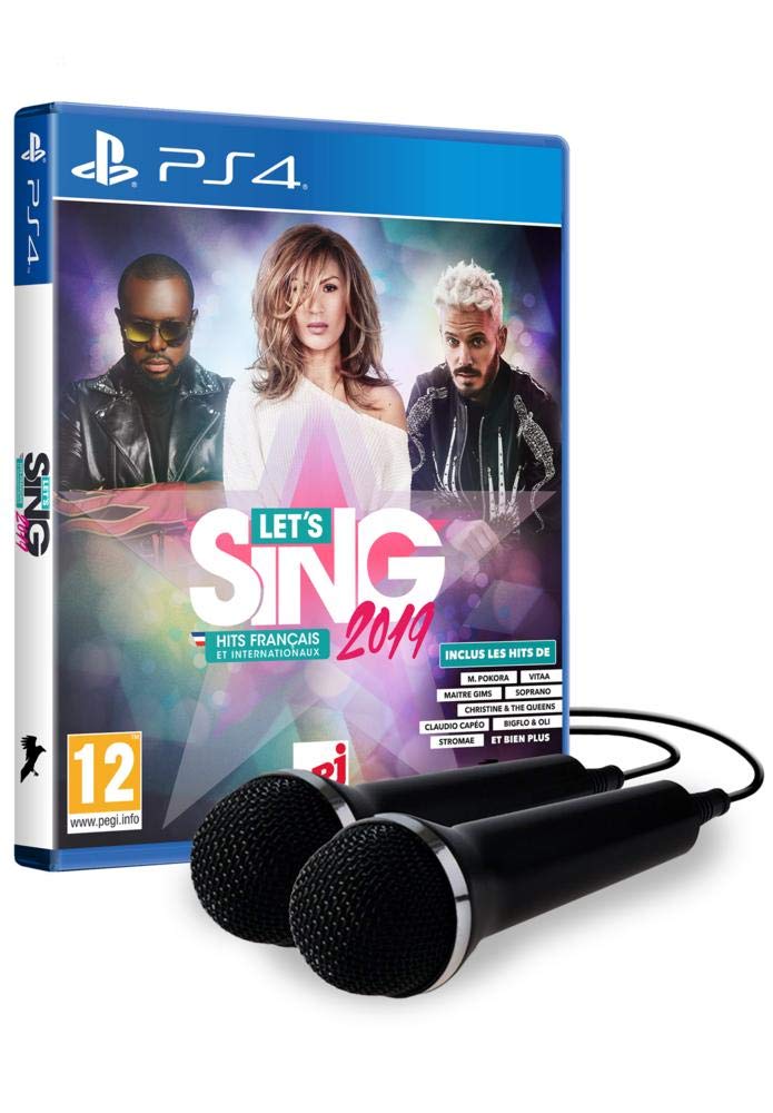 Ravenscourt Let's Sing 2019: Französische und internationale Hits - 2 PS4-Pickups