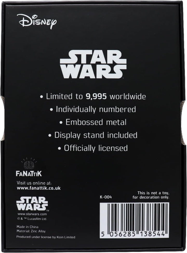 Star Wars Sammlerstück Darth Vader Bespin 75 X 50 Mm